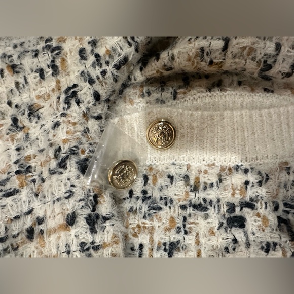 NEW Freshman 1996 Women’s tweed fuzzy sweater and skirt set Large - Picture 7 of 9